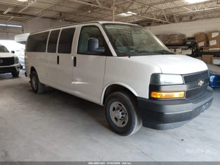 CHEVROLET CHEVROLET EXPRESS PASSENGER RWD 3500 EXTENDED WHEELBASE LS