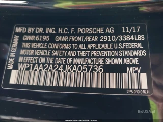 PORSCHE PORSCHE CAYENNE