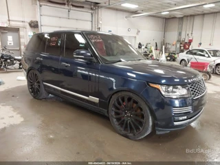 LAND ROVER LAND ROVER RANGE ROVER 5.0L V8 SUPERCHARGED AUTOBIOGRAPHY