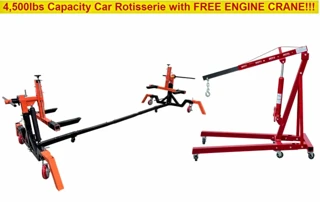 OTHERS CAR ROTISSERIE + ENGINE CRANE