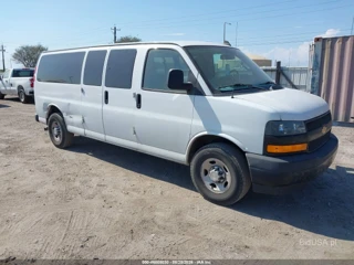 CHEVROLET CHEVROLET EXPRESS PASSENGER RWD 3500 EXTENDED WHEELBASE LS