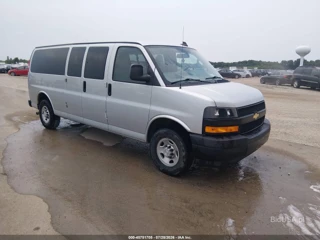 CHEVROLET CHEVROLET EXPRESS PASSENGER RWD 3500 EXTENDED WHEELBASE LS