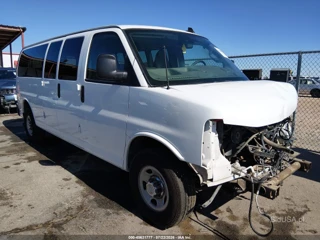 CHEVROLET CHEVROLET EXPRESS PASSENGER RWD 3500 EXTENDED WHEELBASE LT