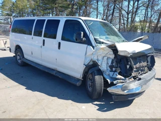 CHEVROLET CHEVROLET EXPRESS PASSENGER RWD 3500 EXTENDED WHEELBASE LT
