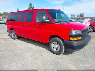 CHEVROLET CHEVROLET EXPRESS PASSENGER RWD 3500 EXTENDED WHEELBASE LS